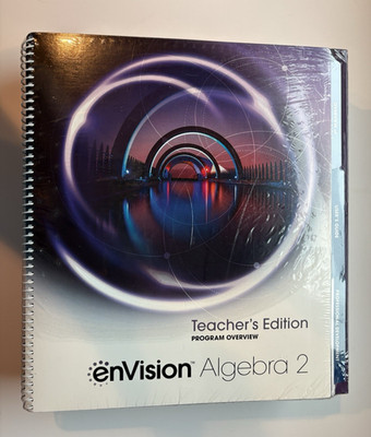 New wrapped set of 4 ENVISION ALGEBRA 2 Teacher's Edition Vol. 1 and 2, 2018
