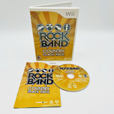 Rock Band - Country Track Pack (Nintendo Wii) Complete w/ Manual Tested Harmonix
