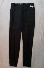 Dress Pants Mens Black 30w 34l Slim Fit New with Tags Smoke Free Home