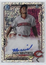 2021 Bowman Chrome Prospects Speckle Refractor 191/299 Mariel Bautista Auto 03ox