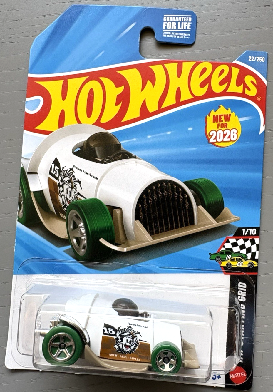 Grid Racer Loading Hot Wheels Instant Boost HW Starting Grid 1:64 White Green Diecast 2026 ...
