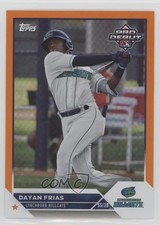 2023 Topps Pro Debut Orange Foil 1/25 Dayan Frias #PD-151 06z2