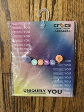 NWT Authentic Crocs Uniquely You Mama Multicolor Chain Jibbitz