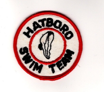 Hatboro Swim Team,  Lower Bucks Swim League, Hatboro, Pennsylvania Vintage Patch