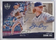 2022 Panini Diamond Kings DK Signatures Holo Silver 36/75 Shane Baz Auto 0nr3