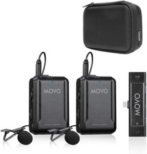 Movo Photo - EDGE-UC-DUO - Movo EDGE-UC-DUO Dual Wireless Lavalier Microphone
