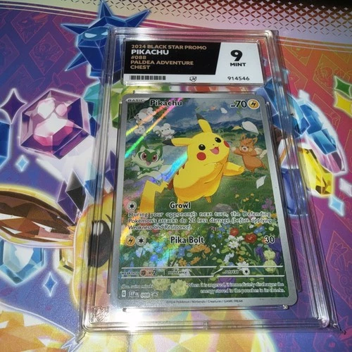 Pokemon TCG Ace 9 Pikachu Black Star Promo SVP088 Holo Illustration Rare Graded