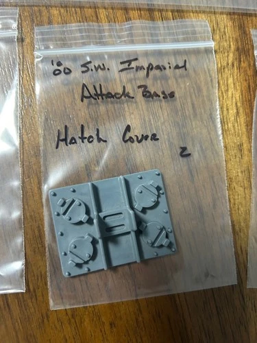 1980 Star Wars Imperial Attack Base - Hatch Cover #2 without decals