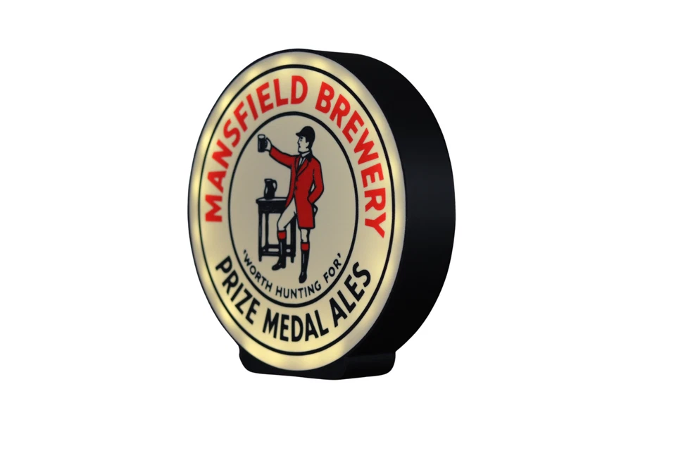 Mansfield Brewery Lightbox includes LED lighting - Image 3 of 4