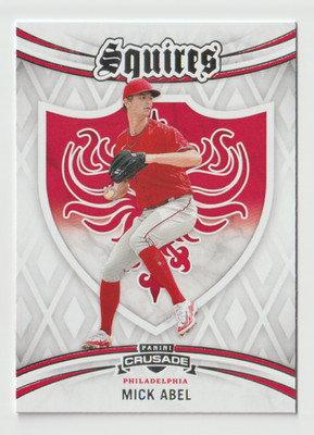 2024 Panini Crusade Baseball Squires #14 Mick Abel - Philadelphia Phillies