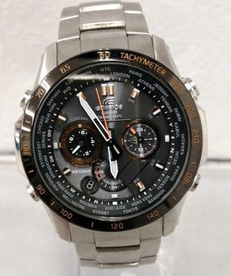 EDIFICE CASIO Radio Solar Model Number EQW T1010 230904 EDIFICE CASIO