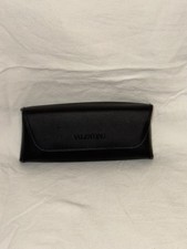 Valentino Eyeglass Case Black Red Magnetic Flap Sunglasses Storage Case