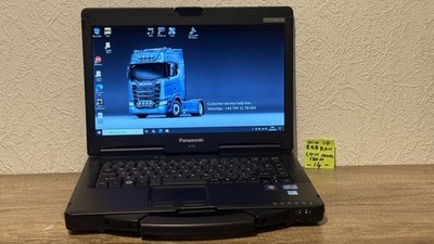  Diagnose Toughbook Cf 53 Laptop für Scania LKW 2005-2024 und VCI