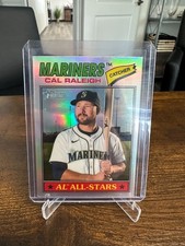 Cal Raleigh 2026 Topps Heritage Chrome Refractor SP - Mariners All-Star #269