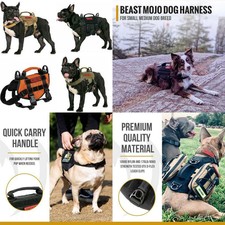 small dog harness with carry handle