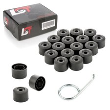 20x Jantes Ecrou de Roue Hexagonal Caches Kit 17 MM Noir pour Suzuki