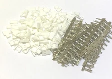 WALKERA LOSI JJRC RC Battery 1S 2Pin Male Female Connector Crimp Contact 100 SET