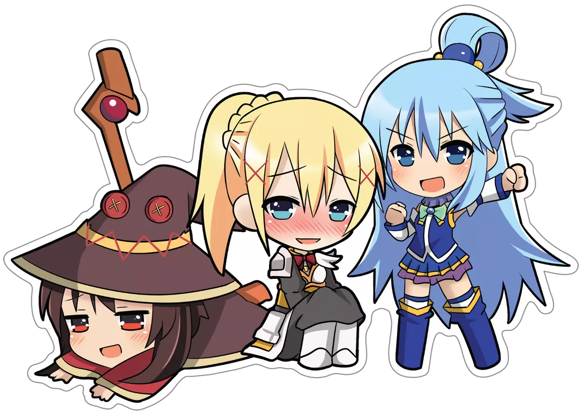 Chibi Kazuma - Konosuba - Konosuba - Sticker