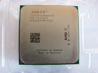 AMD FX 8300  - 3,3 GHz Octa-Core (FD8300WMW8KHK) CPU ; Prozessor