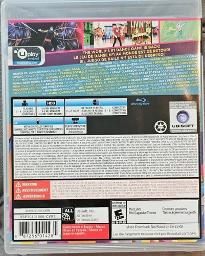 PS3 Just Dance 2016 (US Version) Playstation 3 - Picture 2 of 3