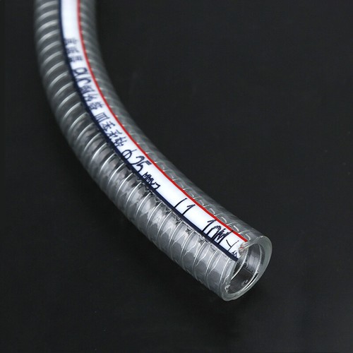 PVC Transparent Saugschlauch Spiralschlauch Förderschlauch Stahlspirale Druck - Bild 4 von 10