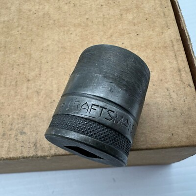 #ad Craftsman Ⓗ 15 16” 12 Point 1 2quot; Drive Shallow Socket Vintage Circle H $10.95