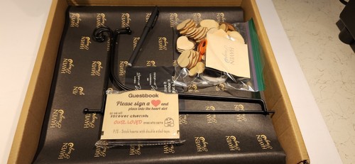 HavenSnug Guest Book Alternative Picture Frame - 55 Small & 1 Big Wooden Pieces - Picture 20 of 22