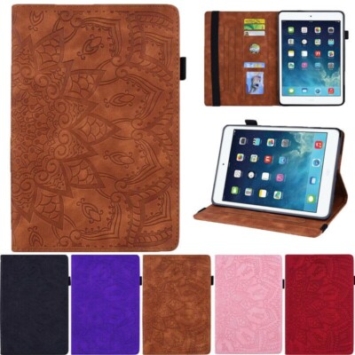 For Apple iPad Series Shockproof Flip PU Leather Stand Case Cover Wallet Shell