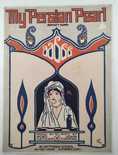 "My Persian Pearl" ~ 1918 Sheet Music WWI Novelty Song ~ John Cooper Mort Nathan