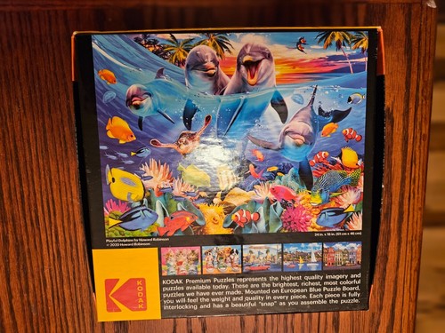 Verspielte Delfine 350-teiliges Kodak Premium Puzzle - Bild 5 von 5