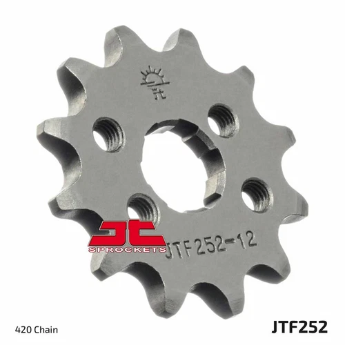 Piñón delantero JT 12 12T dientes Honda CRF80F XR80R Z50R XL75 ATC70 TRX70 - Imagen 1 de 3