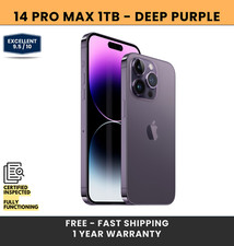 Apple iPhone 14 Pro Max - 1 TB - Deep Purple (Unlocked) for Apple iPhone 14 Pro Max - 1 TB - Deep Purple (Unlocked) for