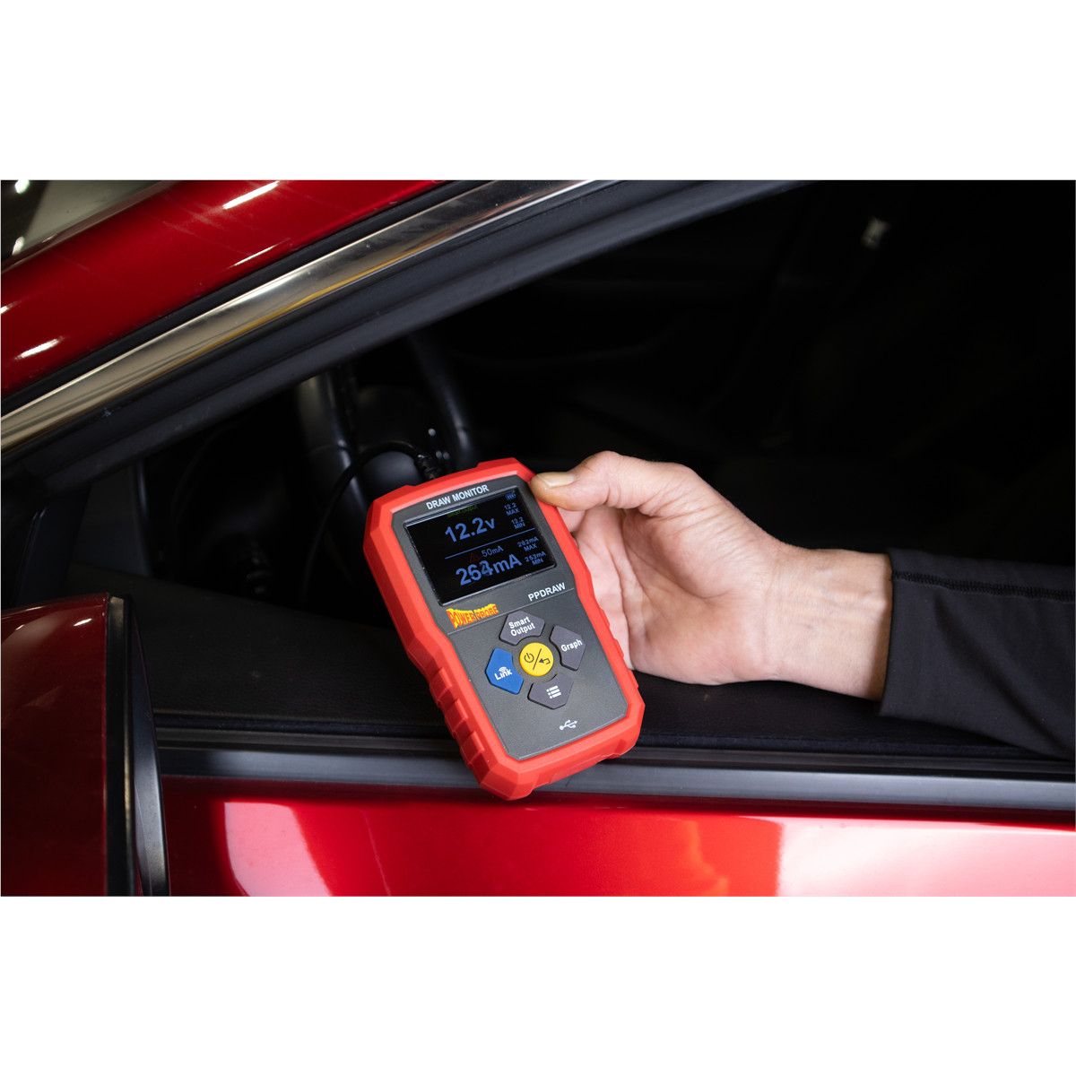 Power Probe PPDRAW Draw Monitor for Voltage, Leakage, Backup Power