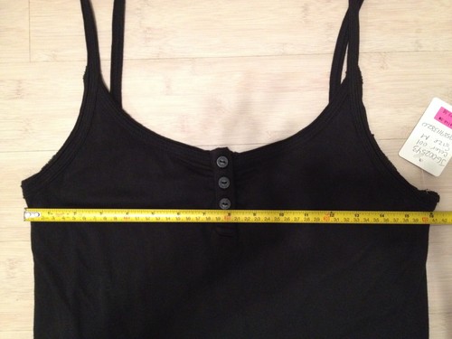 FLAWS RARE Vintage Juicy Couture Black Sleep Dress Ruffle Sleepwear Nightie M - Picture 6 of 15