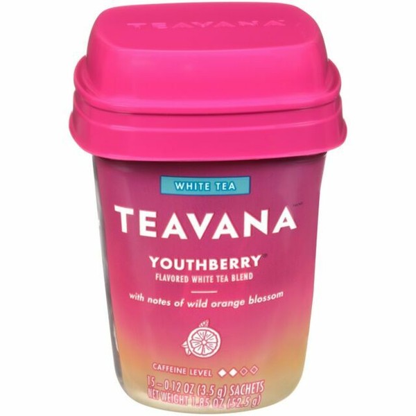 Teavana Youthberry Flavored White Tea 15 Sachets for sale online eBay
