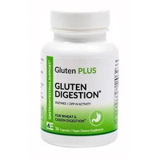 Dynamic Enzymes Gluten Plus Gluten Digestion Enzymes, 30 Capsules