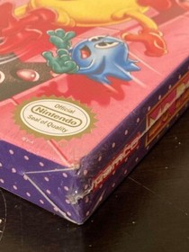 Ms Pac Man (Nintendo NES, 1993) Namco H-SEAM. NEW / SEALED! W/ Hang Tab!