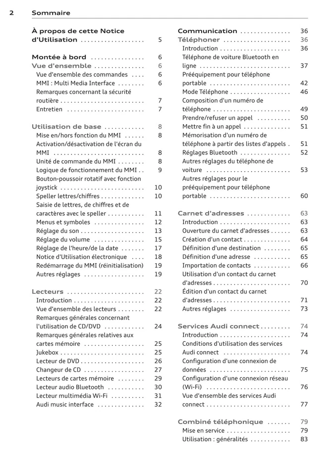 Audi MMI Plus Q7 Istruzioni per l'uso di navigazione Italiano - Immagine 2 di 4