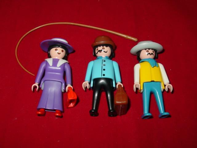 PLAYMOBIL vintage western diligence cocher voyageur set 3245 - B de PLAYMOBIL vintage western diligence cocher voyageur set 3245 - B de