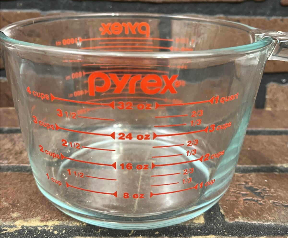 Pyrex 3 Piece Glass Measuring Cup Set, Includes 2, 4 and 7-Cup | eBay