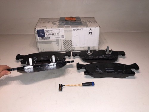 Front Brake Pad Set With sensor For 2012-2018 Mercedes GL, GLE, GLS, ML Models - Picture 8 of 12