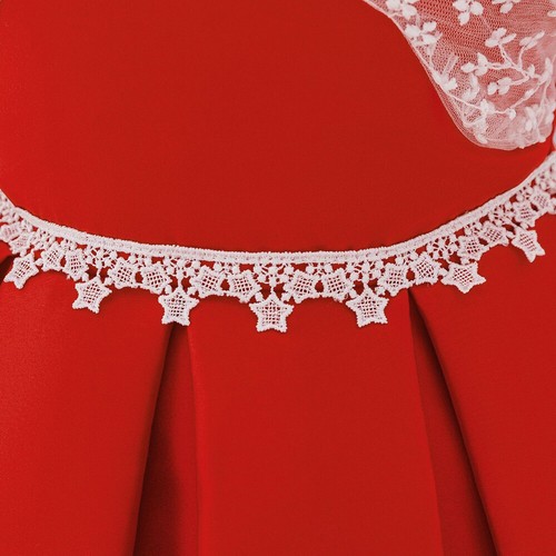 Vestido de Dama de honor con flores para niñas Bebé Niños Fiesta Lazo Princesa Capa Vestidos de boda - Imagen 8 de 11