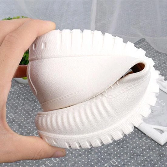 Women Ladies Nurse Work Shoes Non-slip kitchen Rainshoes Slip-On Waterproof Flat - Image 4 of 4