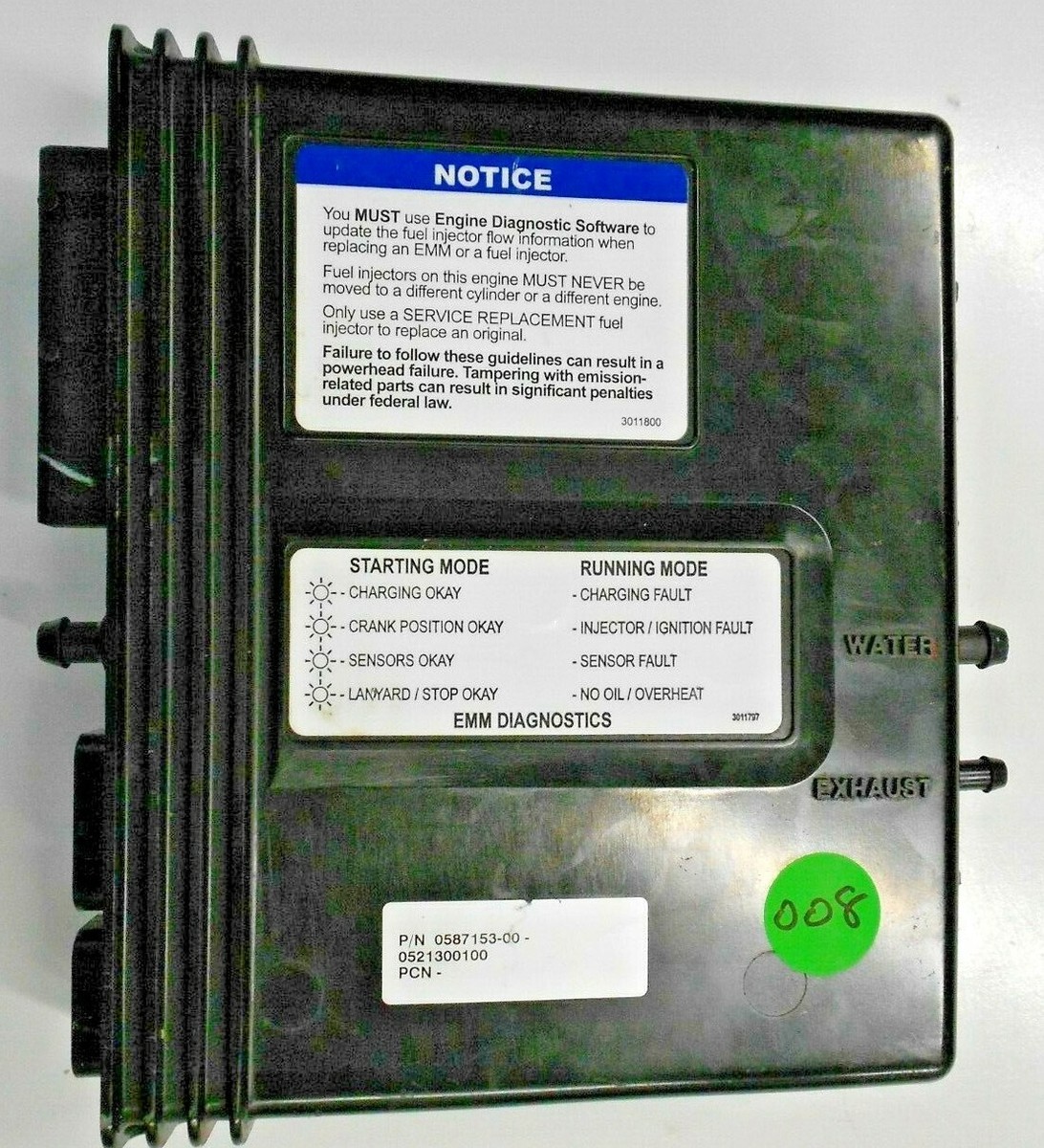 Evinrude ETEC EMM Computer 0587153-00 90 115 130 135 150 175