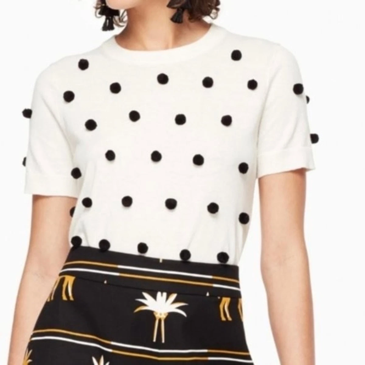 Kate spade pom pom best sale sweater
