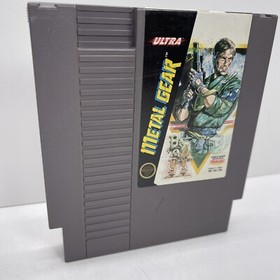 Metal Gear (Nintendo Entertainment System NES, 1988) Authentic Cartridge Tested
