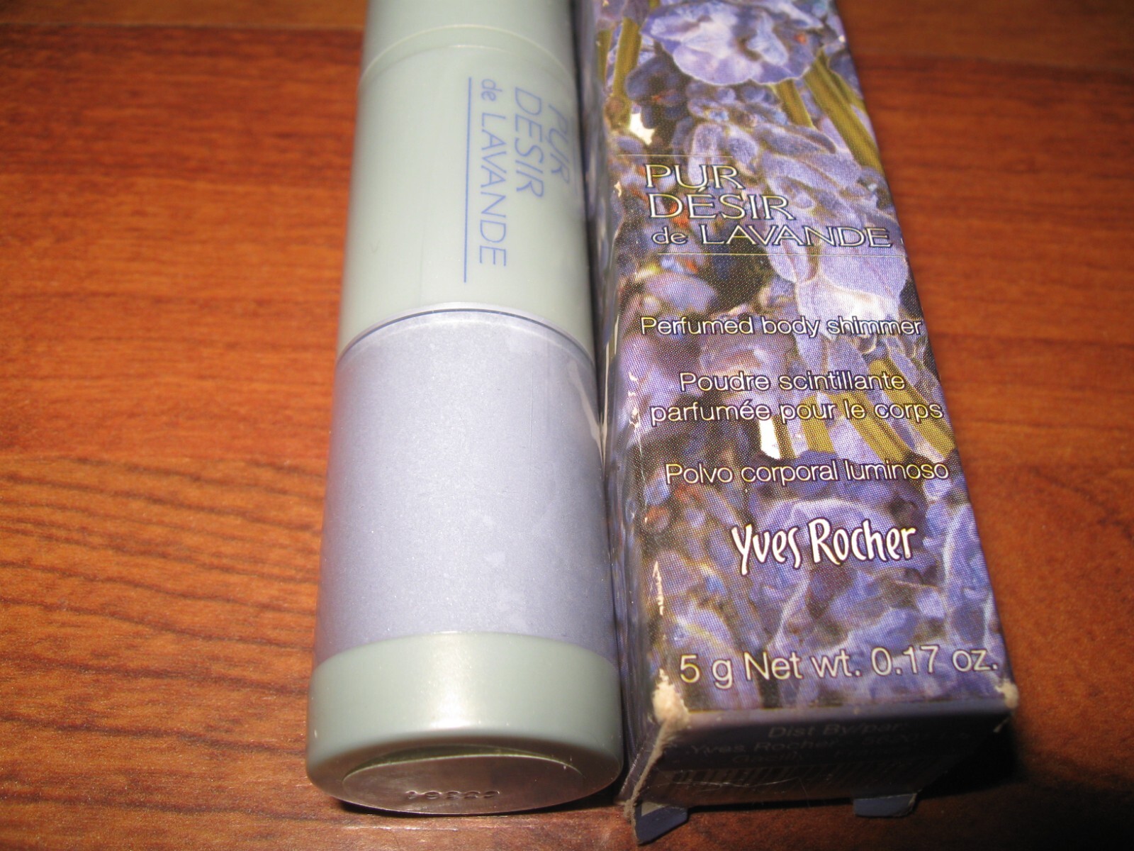 VINTAGE YVES ROCHER PUR DESIR de LAVANDE Lavender Perfumed Body Shimmer