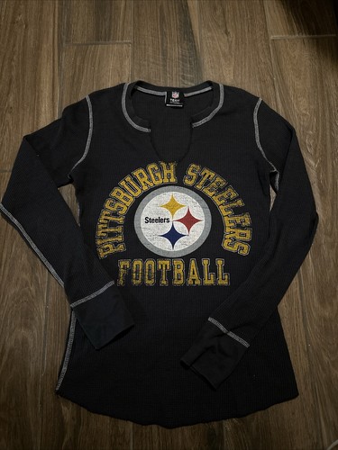 Pittsburgh Steelers Damen Thermo Shirt Is NFL Size Tag On The Side M
