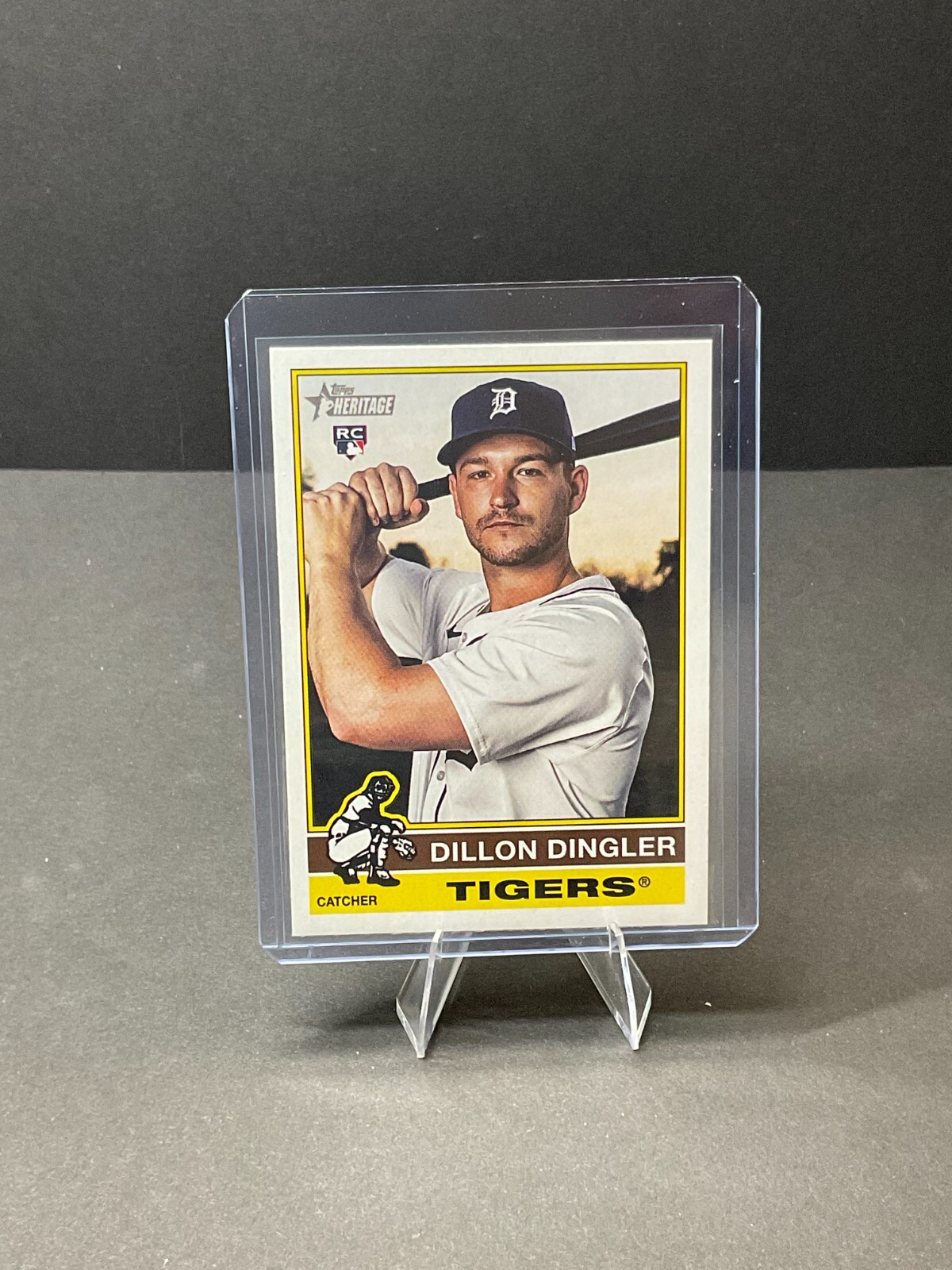2025 Topps Heritage Dillon DIngler #130 Base Rookie Detroit Tigers (RC)