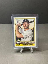 2025 Topps Heritage Dillon DIngler #130 Base Rookie Detroit Tigers (RC)